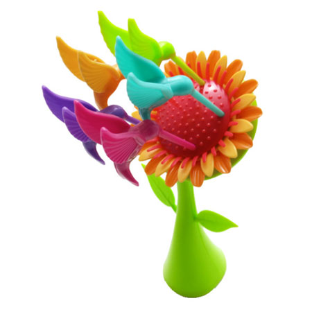 زیتون خوری پرنده مدل آفتابگردان جنس پلاستیک