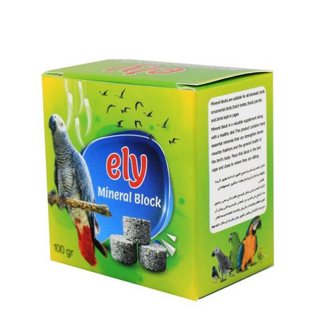 سنگ مینرال پرندگان مدل شن و صدف وزن 100 گرم