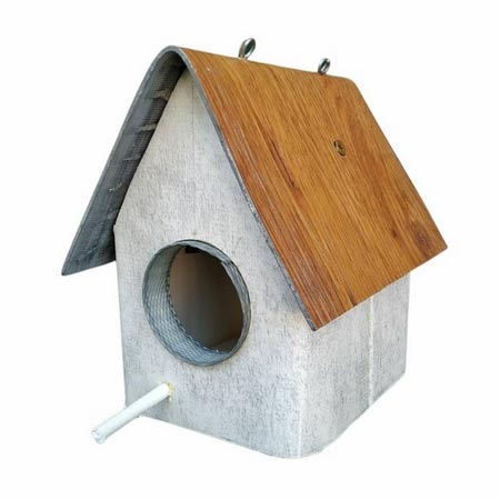 لانه پرنده مدل ROOST5 طرح کلبه جنس پی وی سی