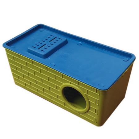 لانه پرنده پلاستیک مدل آجری مستطیلی