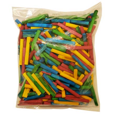 اسباب بازی پرندگان مدل تکه چوب بسته 200 عددی