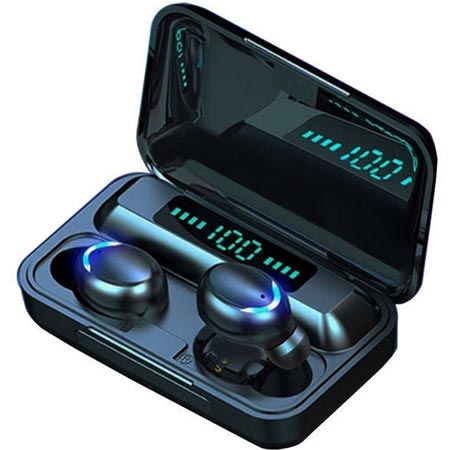 هندزفری بلوتوثی همراه یک عدد کیس چرم محافظ مدل BTH-F9-5