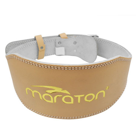 کمربند بدنسازی چرم طبیعی ترک مدل ماراتون