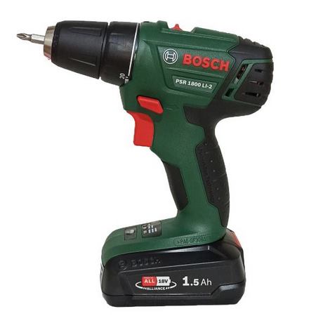 دریل پیچ گوشتی شارژی بوش مدل PSR 1800 Li2
