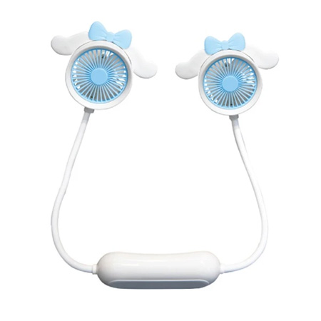 پنکه گردنی دخترانه طرح پاپیون ظرفیت 800 میلی آمپر ساعت