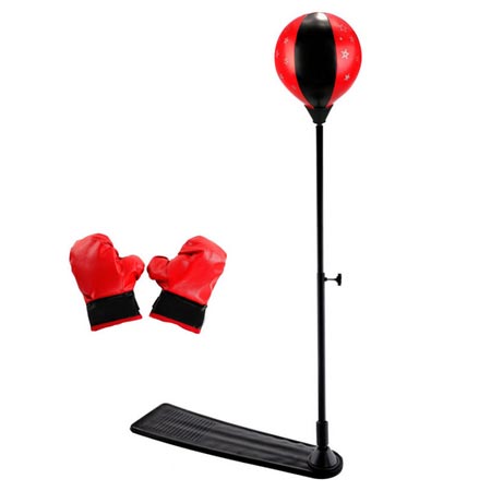 ست کیسه بوکس به همراه دستکش بوکس بچه گانه