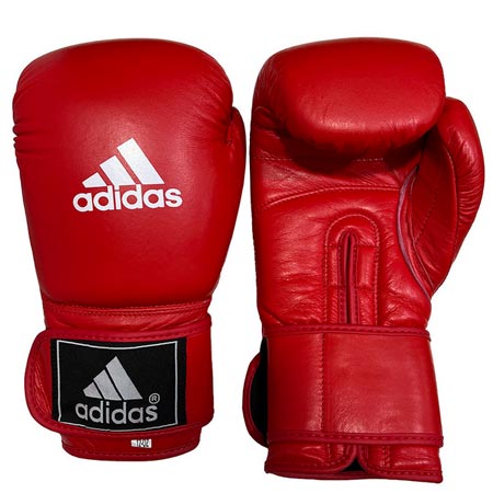 دستکش بوکس مدل چرم طبیعی گاو اندازه بزرگ طرح آدیداس
