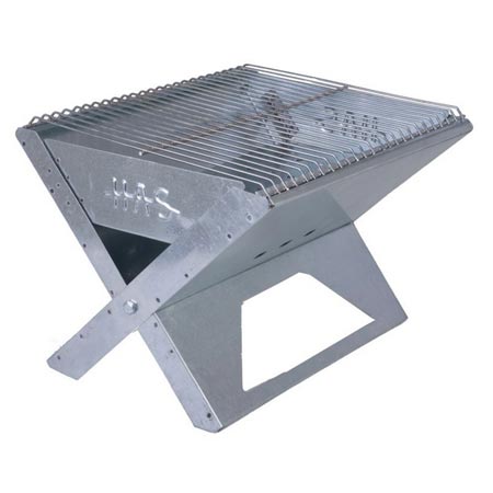 منقل تاشو سفری ذغالی فولادی گالوانیزه مدل Braner