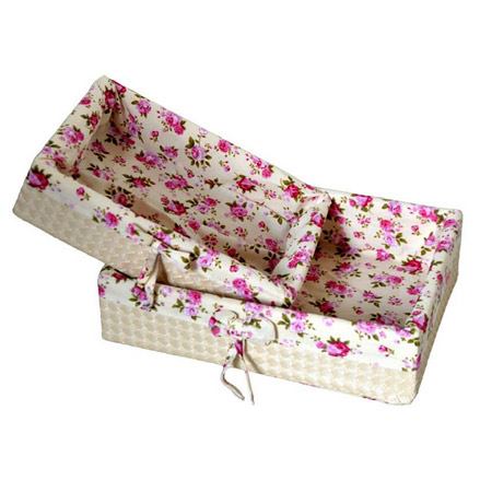 سبد نان و سبزی چوبی کد 1112 بسته 2 عددی