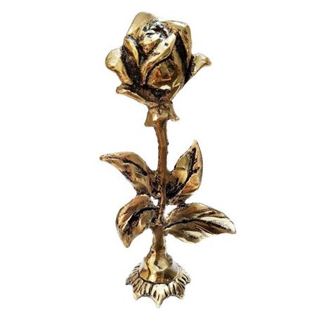 مجسمه برنزی طرح گل رز مدل 1024