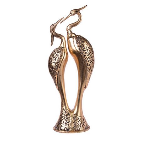 مجسمه برنزی مدل درنا دو قلو عاشق