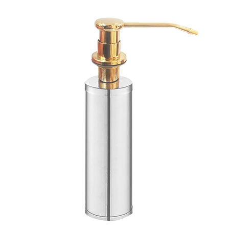 جا مایع ظرفشویی مدل توکار جنس بدنه برنجی مخصوص سینک آشپزخانه