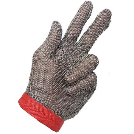 دستکش ایمنی قصابی مدل زنجیری