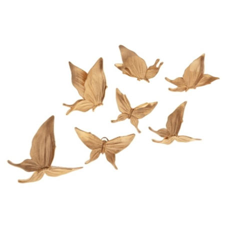 دیوارکوب طرح پروانه کد P01 مجموعه ۷ عددی