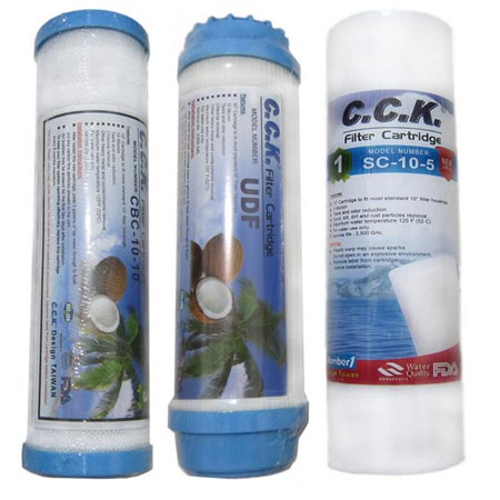 فیلتر دستگاه تصفیه آب خانگی C.C.K بسته سه عددی