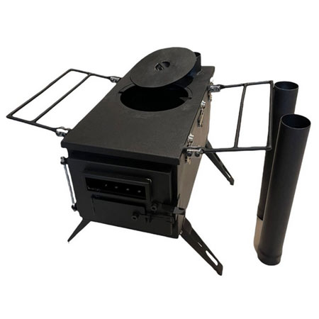 بخاری هیزمی مدل کمپینگ جنس ورقه آهن