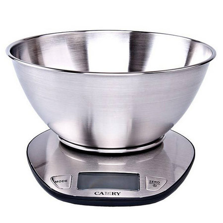 ترازو آشپزخانه کمری کاسه دار استیل 5 کیلوگرمی مدل EK4350