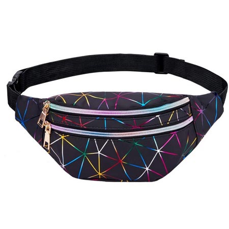 کیف کمری زنانه مدل کاردانو فرم دافل جنس الاستین و برزنت