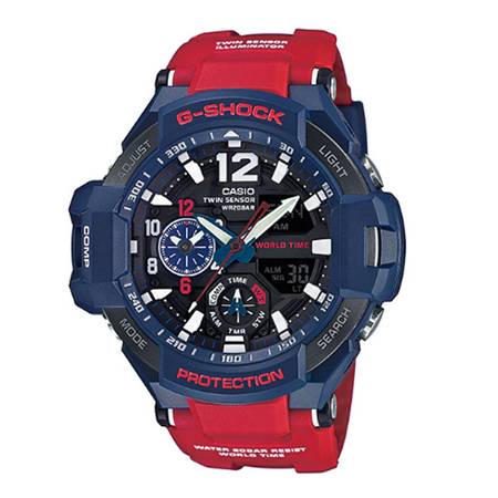 ساعت مچی عقربه ای مردانه کاسیو مدل جی شاک بدنه رزین