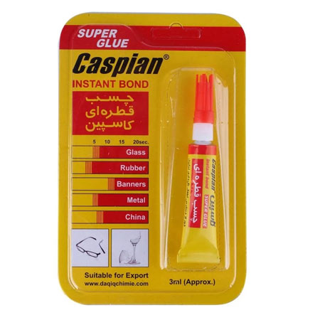 چسب قطره ای کاسپین حجم 3 میلی لیتر