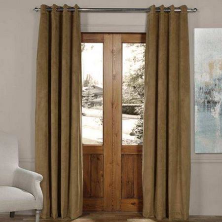 مجموعه دو عددی پرده مخمل شانل مدل M33 ارتفاع ۲۷۵