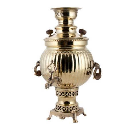 سماور زغالی مدل آینه 4000 ظرفیت 4 لیتر