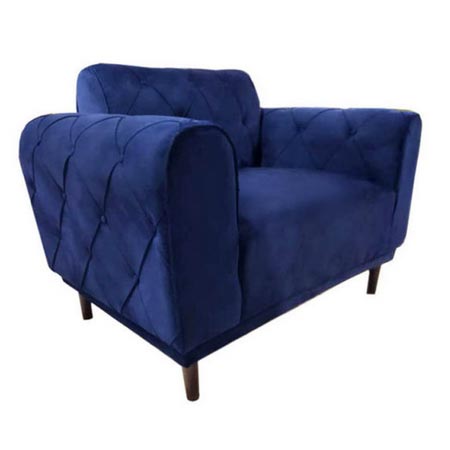 مبل راحتی تک نفره مدل چستر پارچه برند مازاراتی