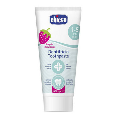 خمیردندان کودک چیکو 50 میلی لیتر 1 الی 5 سال طعم توت فرنگی