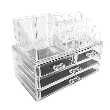 استند لوازم آرایشی پلاستیکی بی رنگ چیکا مدل 360