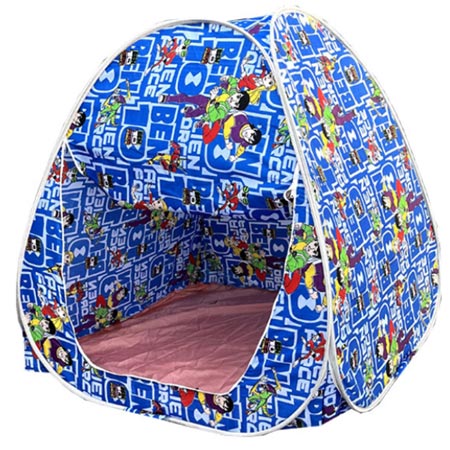 چادر بازی کودک مدل بن تن جنس پارچه عروسکی دارای زیپ