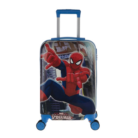 چمدان کودک پسرانه مدل مرد عنکبوتی