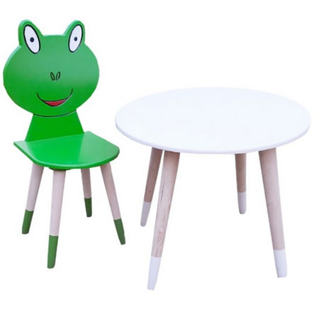 ست میز و صندلی کودک مدل قورباغه
