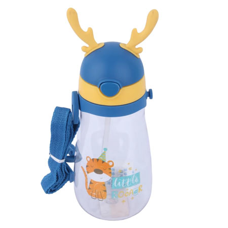 قمقمه مدرسه کودک مدل اکریلیک طرح حیوانات گنجایش 0.65 لیتر