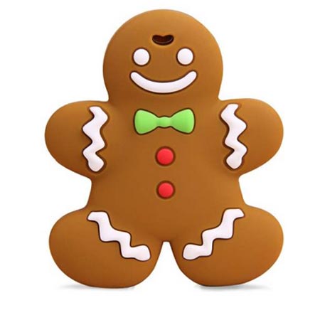 دندان گیر کودک سیلیکونی مدل آدمک زنجبیلی