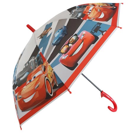 چتر بچگانه پسرانه طرح کارتون ماشین ها مدل عصایی