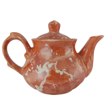 قوری زعفران دم کن چینی مدل مرمری