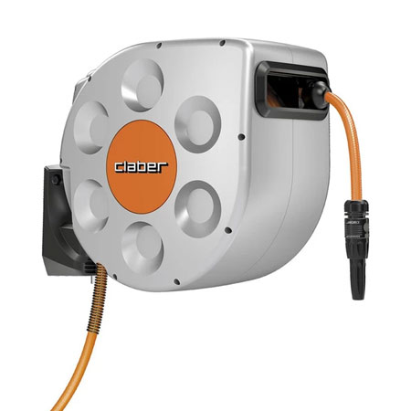 شلنگ جمع کن اتوماتیک دیواری کلابر با ۳۰ شلنگ متر