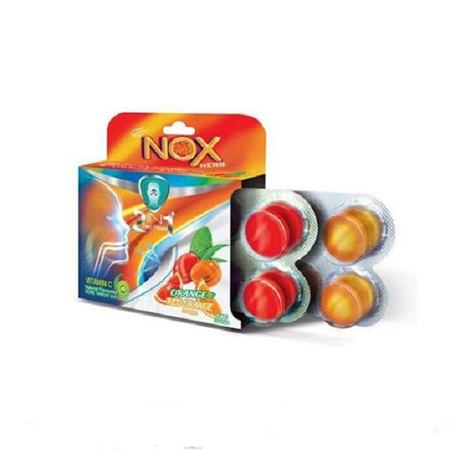 آبنبات سرد خوشبو کننده دهان ناکس مدل پرتقال بسته 12 عددی