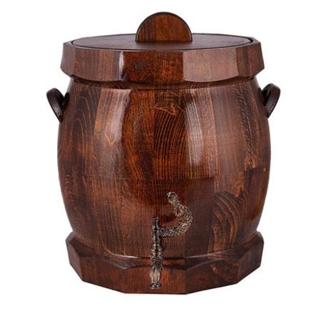 کلمن چوبی طرح بشکه گنجایش 10 لیتر