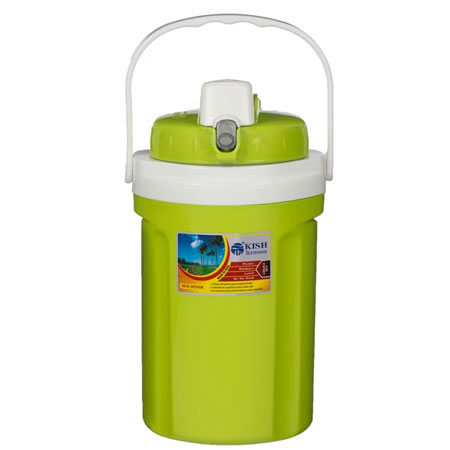 کلمن آب کوچک کیش ترموس کی تی مدل درب قفلی گنجایش 2 لیتر