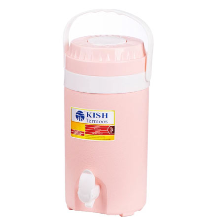 کلمن کیش ترموس کی تی مدل لیوان دار گنجایش 3 لیتر عایق فومی