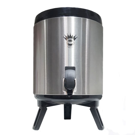 کلمن آب استیل اس تی آ ظرفیت 6 لیتر سه پایه دار