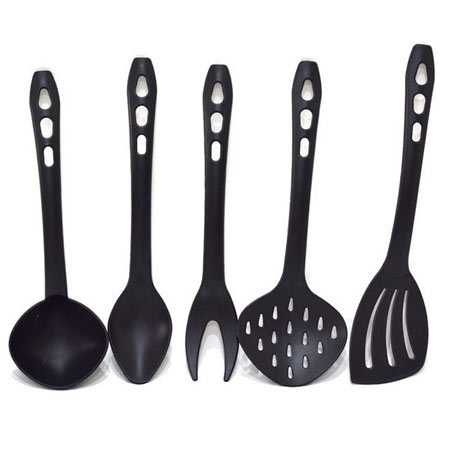 ست کفگیر ملاقه آیدا مجموعه 5 عددی جنس پلاستیکی