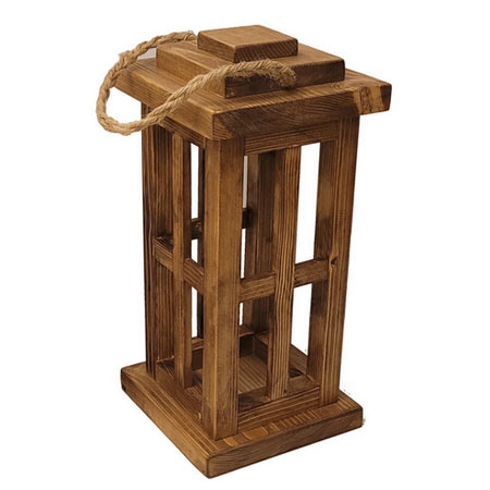 فانوس تزیینی چوبی مدل FE1030