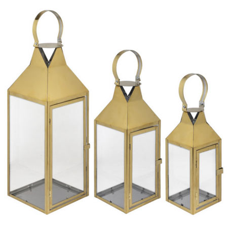 فانوس تزیینی مدل کنار سالنی کد h02 مجموعه 3 عددی