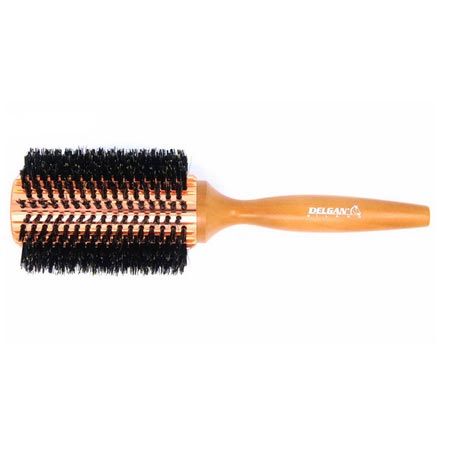 برس گرد حرارتی مو دلگان با سر آلومینیوم پره دار