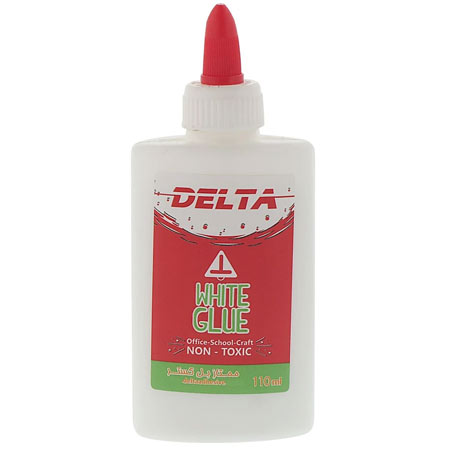 چسب چوب تیوپی دلتا مدل تحریر حجم 110 میلی لیتر