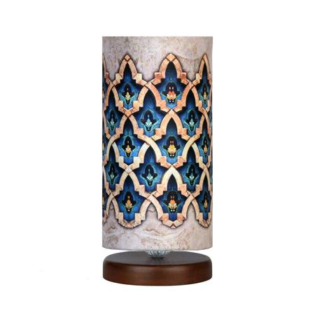 آباژور رومیزی آرام با طرح ایرانی اسلامی مدل MT7018