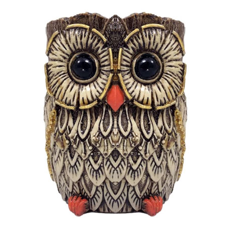 جامدادی رومیزی پلی استر طرح جغد مدل GH