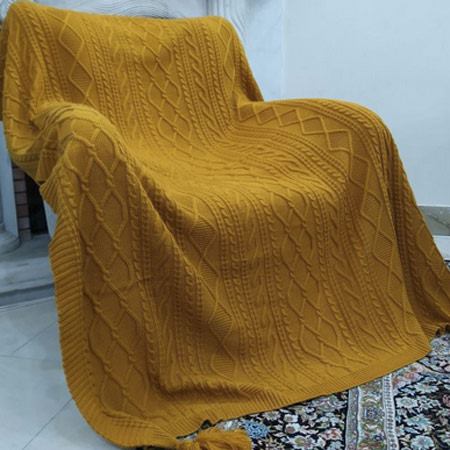 شال مبل اکرلیک مدل دیانا سایز 170×140 سانتیمتر